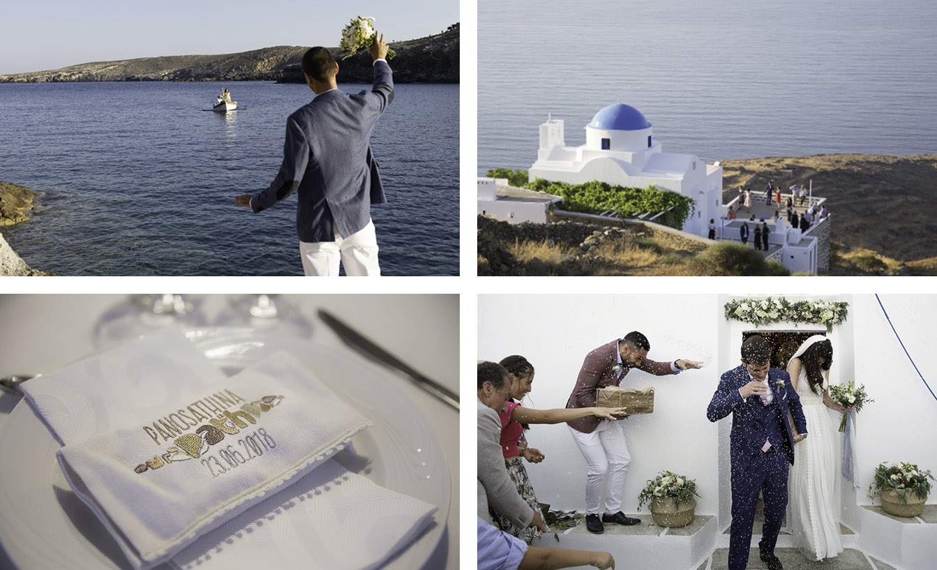 Wedding in Serifos - Koumpares The Event Planners