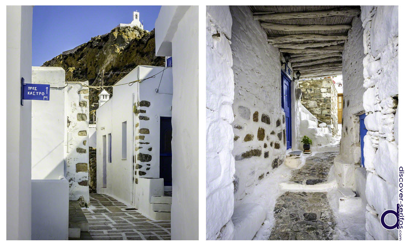 Picturesque alleyways in Ano Chora - Serifos
