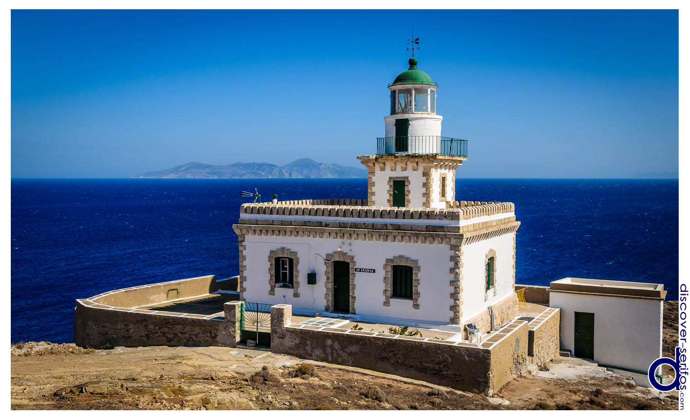 Serifos - Lighthouse in cape Spathi